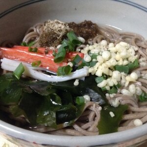 家にあるもので～海の恵みいっぱい　そば（うどん）